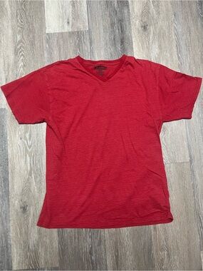 Champs Red V-Neck Short Sleeve Tee